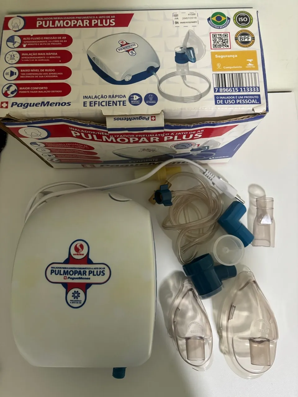 Aerosol / Inalador / Nebulizador Pneumático Plus