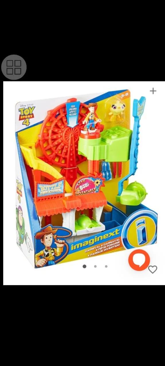 Carnival Playset Imaginext Toy Story Parque Divertido Imaginext