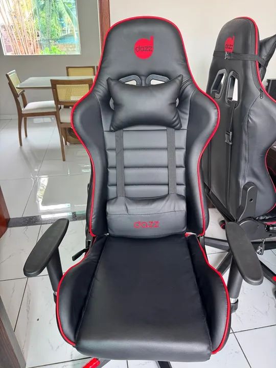 Cadeira Gamer Dazz - Preto e Vermelho