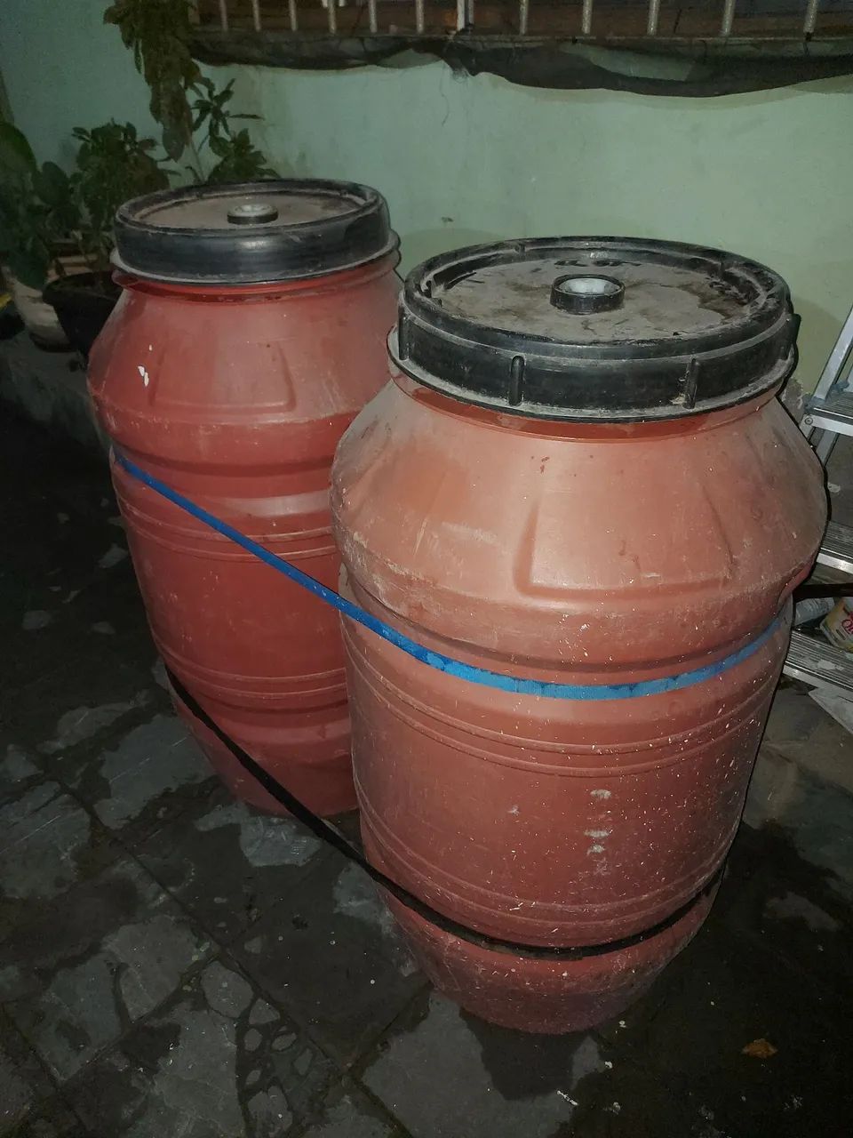 2 Tambores 480 Litros água potavel