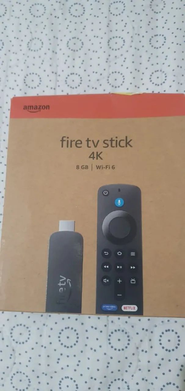 Fire TV Stick 4K 8GB Wi-Fi 6 - Novo