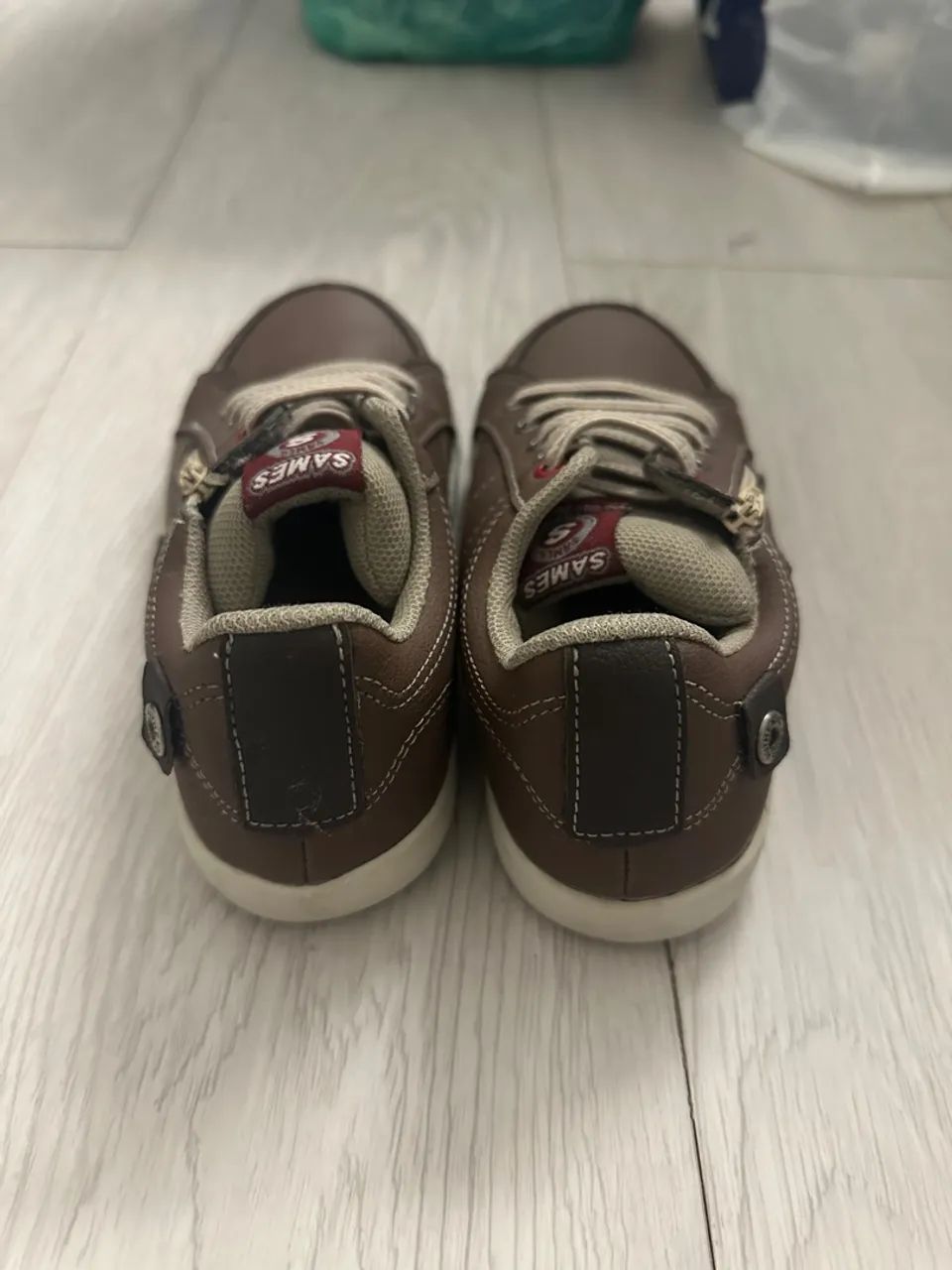 Tênis Infantil Marrom tamanho 27  - Foto 4