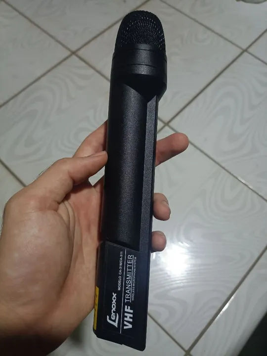 Microfone sem Fio Lenoxx VHF CA-316/CA-311