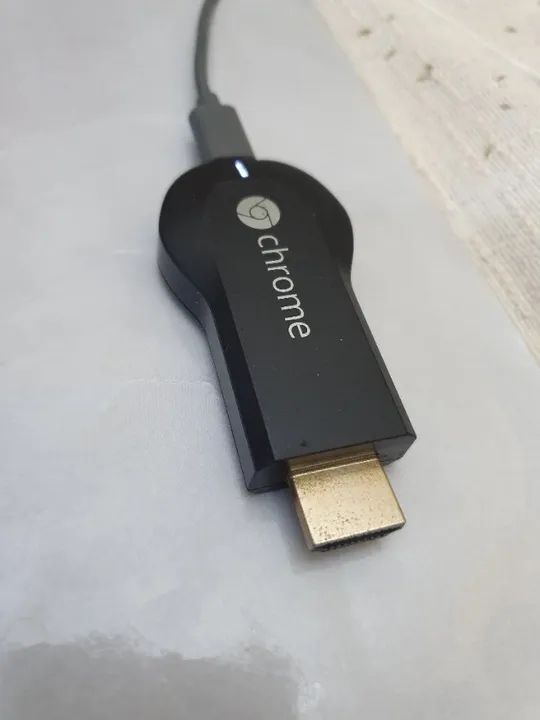 Google chromecast Original com cabo USB - Foto 2