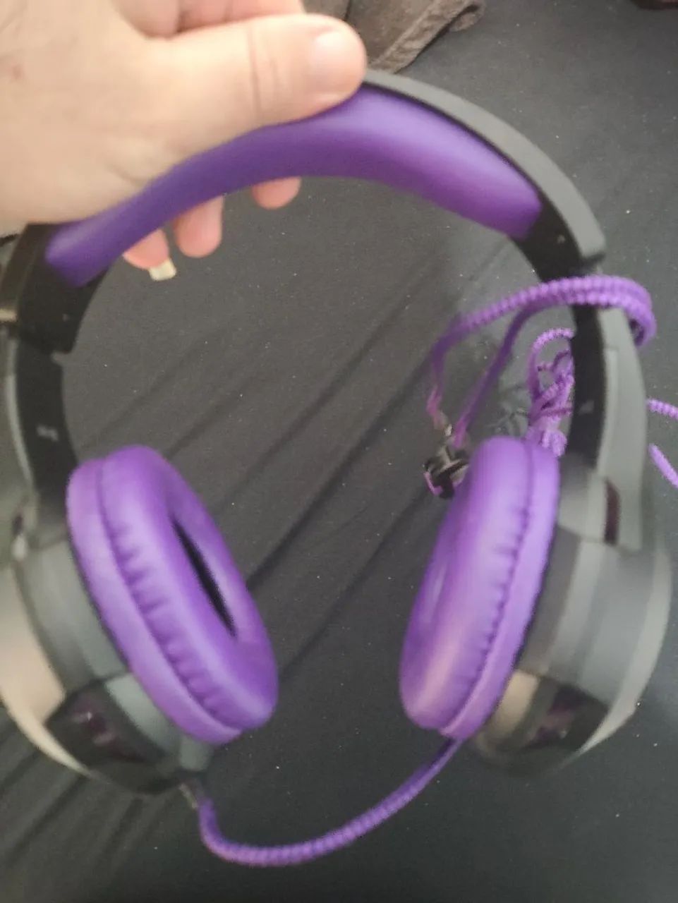 headset gamer Anivia AH68 na cor roxa - Foto 2