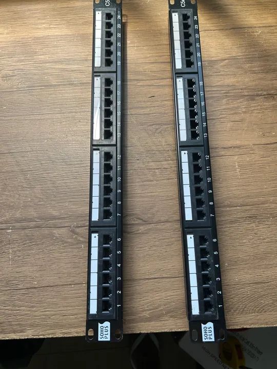  Patch panel 24 portas 