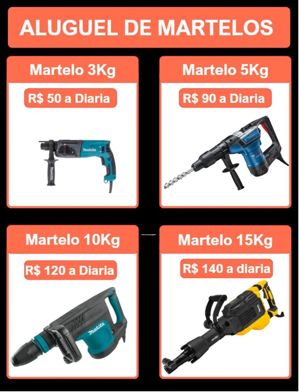 Locação de ferramentas 