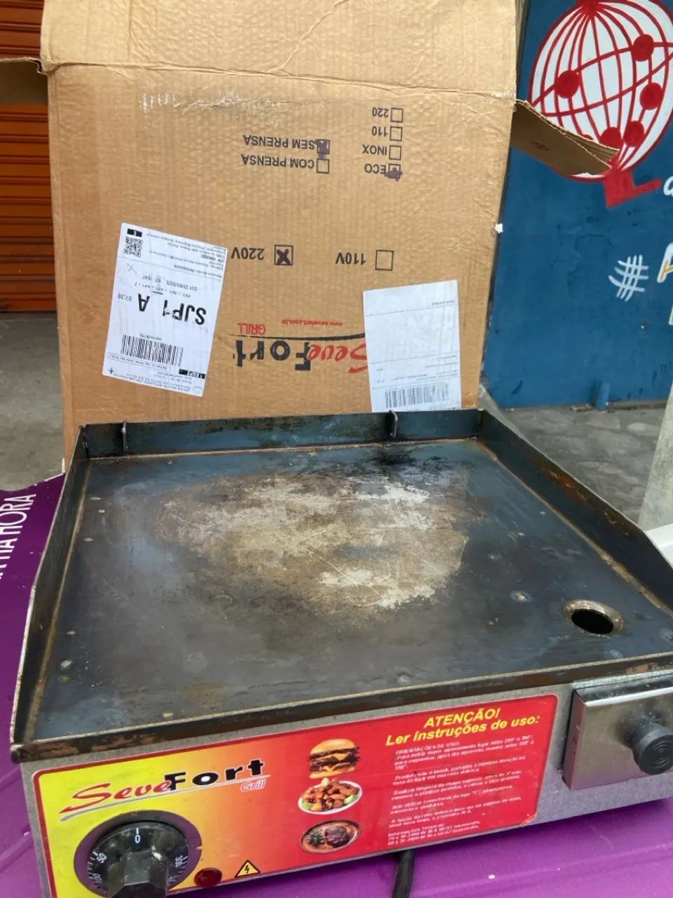 Chapa Grill SeveFort - Ideal para seu negócio!