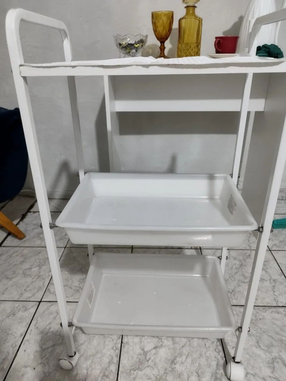 Carrinho Auxiliar  BRANCO  - Foto 2