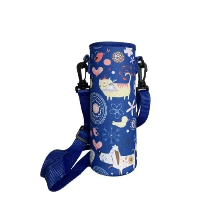 Bolsa para garrafa de água ou mamadeira com isolamento térmico 550ml. - Foto 3