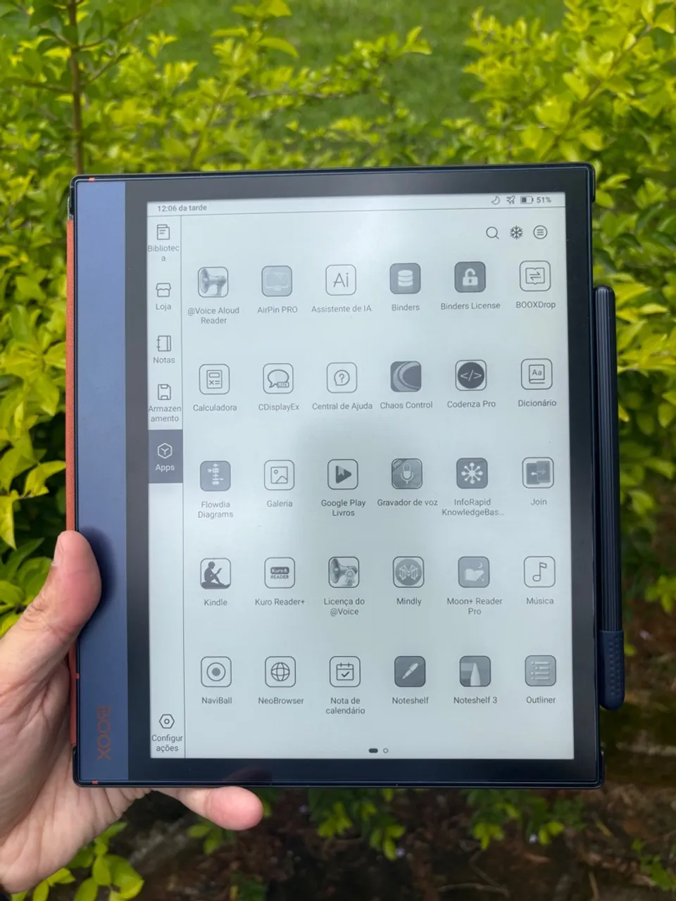 E-reader BOOX Note Air 2 (10.3 polegadas)- tipo Kindle / Kobo, mas com Android. Envio Olx