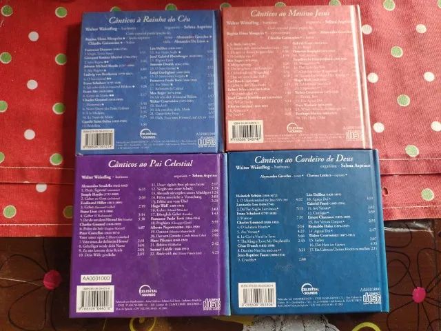 Cds Celestial Sound - Walter Weiszflog Canticos e Salmos 4 Cds Com Livretos - Foto 2