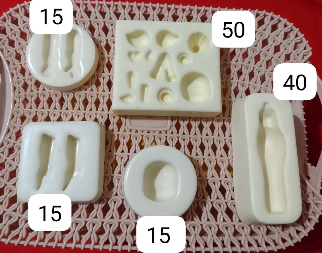 Moldes de silicone para biscuit 