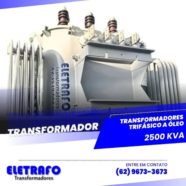Transformador Trifásico a Óleo 2500 kVA - Máxima Segurança e Potência