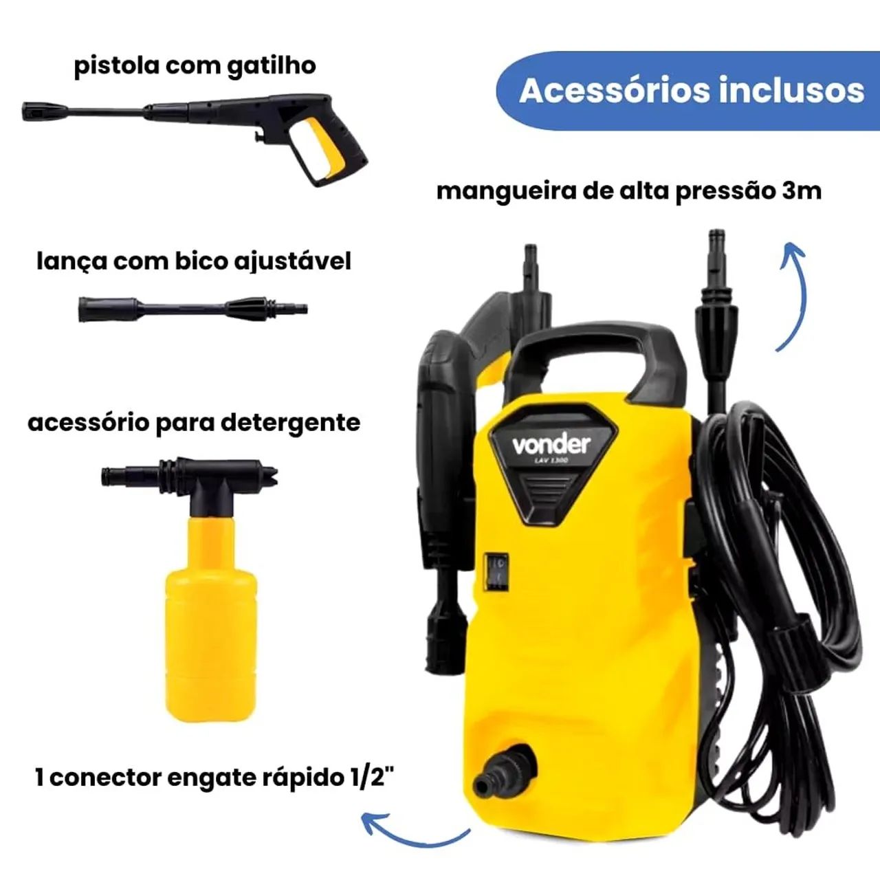 Lavadora de alta pressão Vonder Nova  - Foto 3