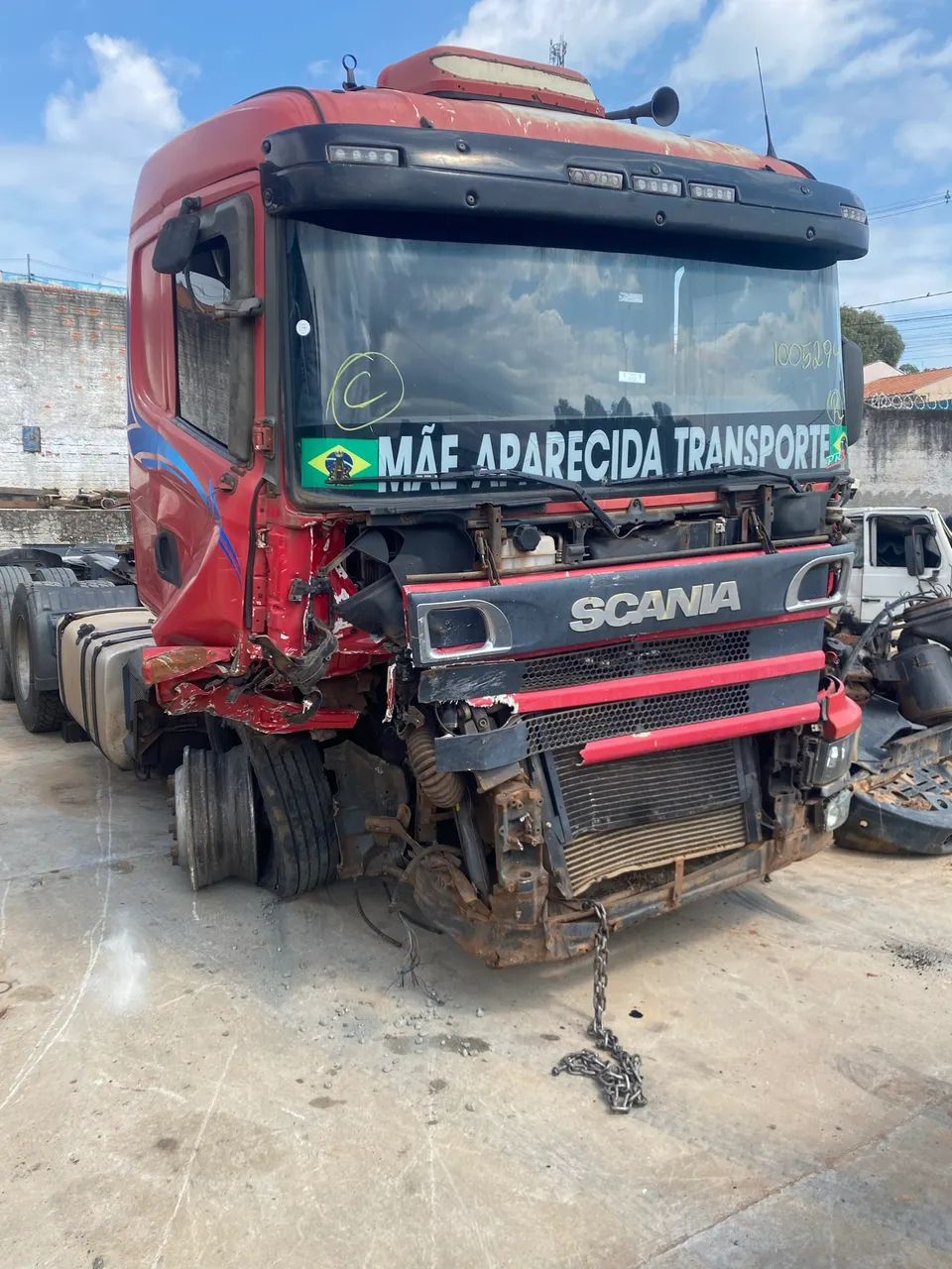 Cabine Scania 124 R380 2007 Série 4 para recuperação  - Foto 4