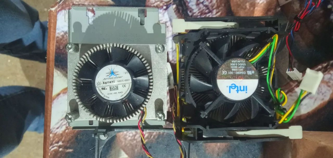 Cooler's 478 Intel e metal funcionando #process #cpu #motherboard478