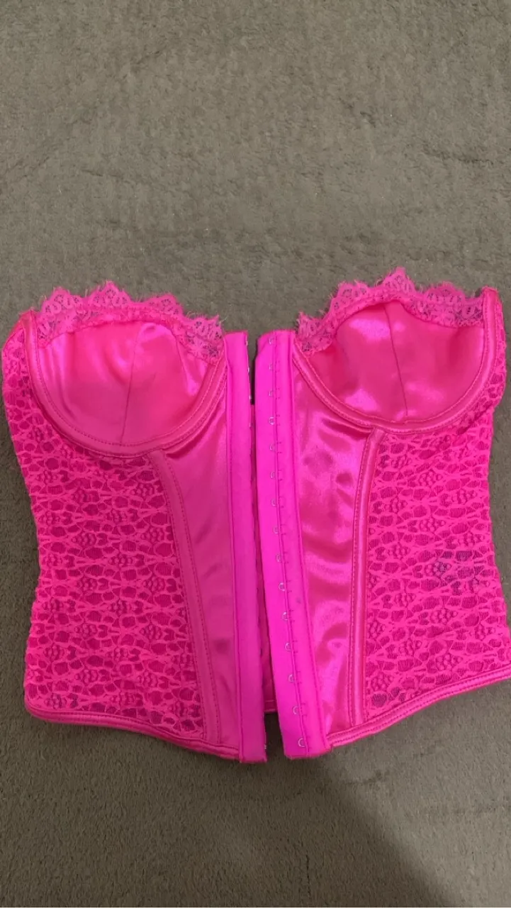 CORSET acetinado,em perfeito estado!!