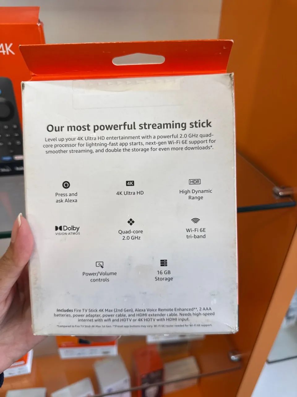 Fire Tv Stick Max 16gb Wi-Fi 6 AmazonPronta Entrega - Foto 2