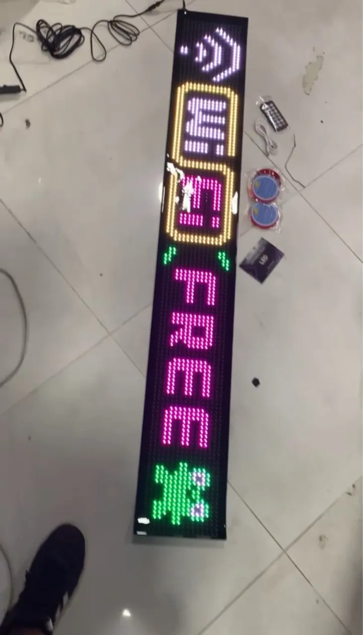 Letreiro LED - Wi-Fi. Perfeito para seu comércio!!