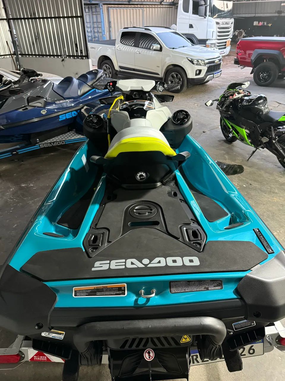 Jetski Seadoo GTi SE 170 27 horas de uso único dono com carrocinha emplacada - Foto 6