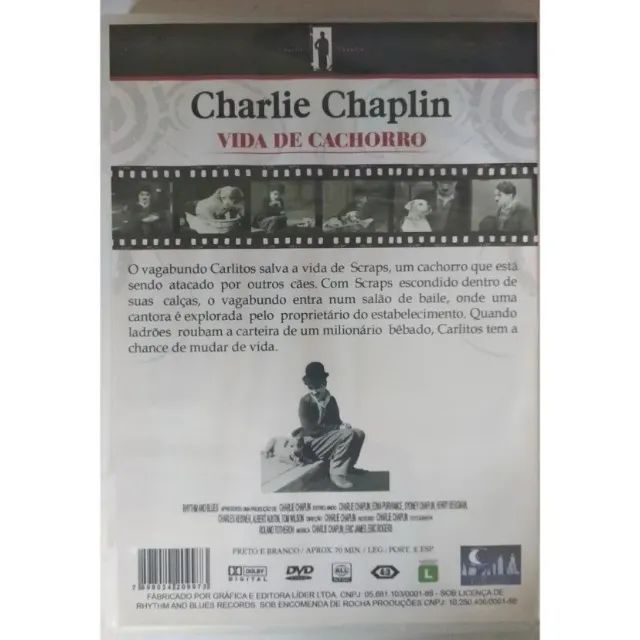 dvd charlie chaplin - vida de cachorro original - Foto 2