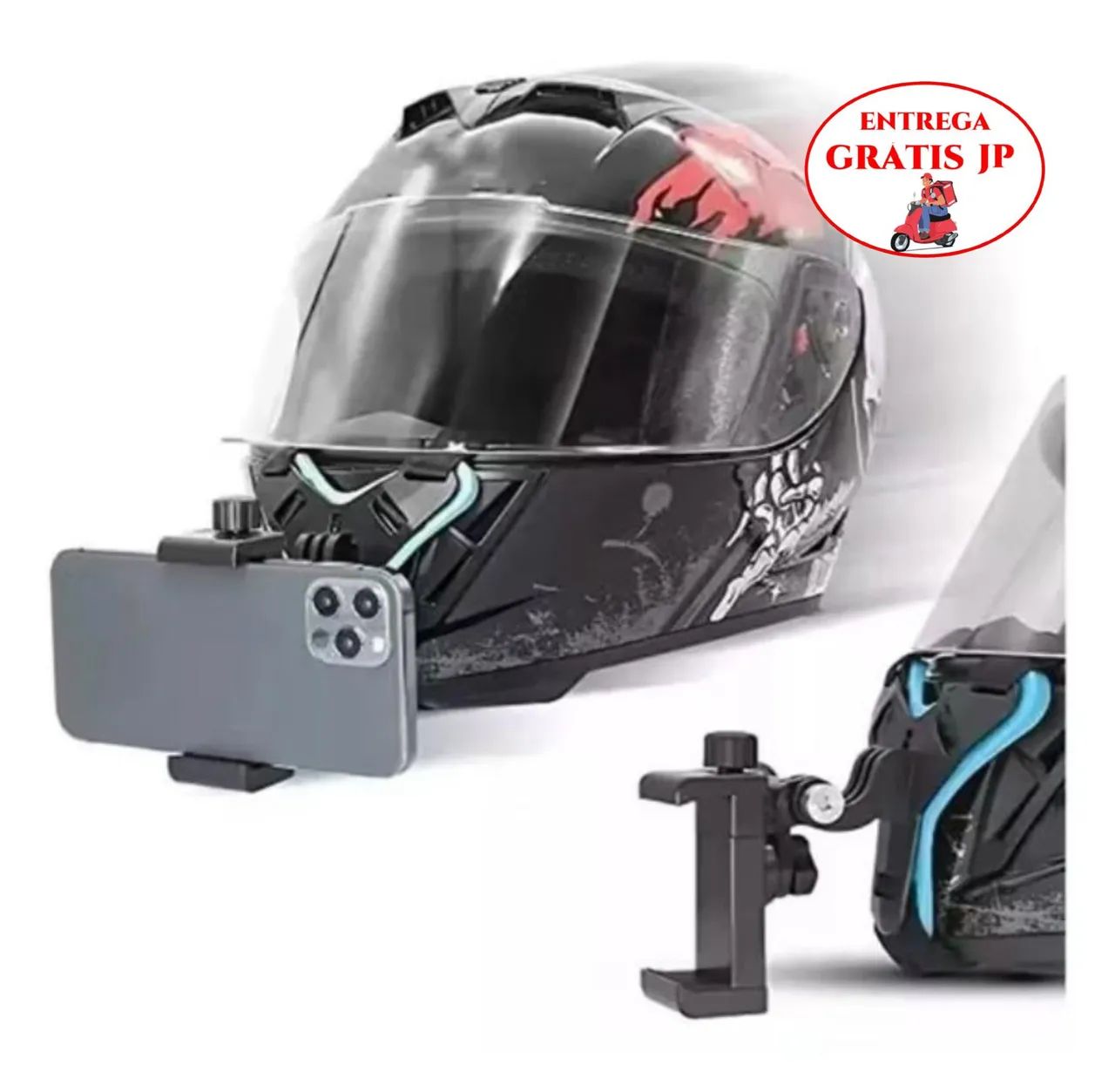 SUPORTE DE CELULAR PARA CAPACETE