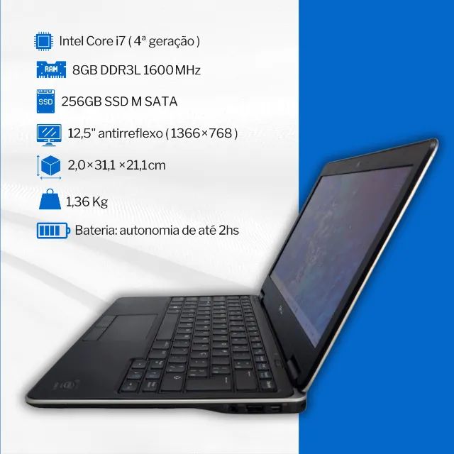 Dell Latitude E7240 Intel Core i7 13インチ Ultrabook Dell Latitude E7240 Core I7 Menor Preço na Black Friday