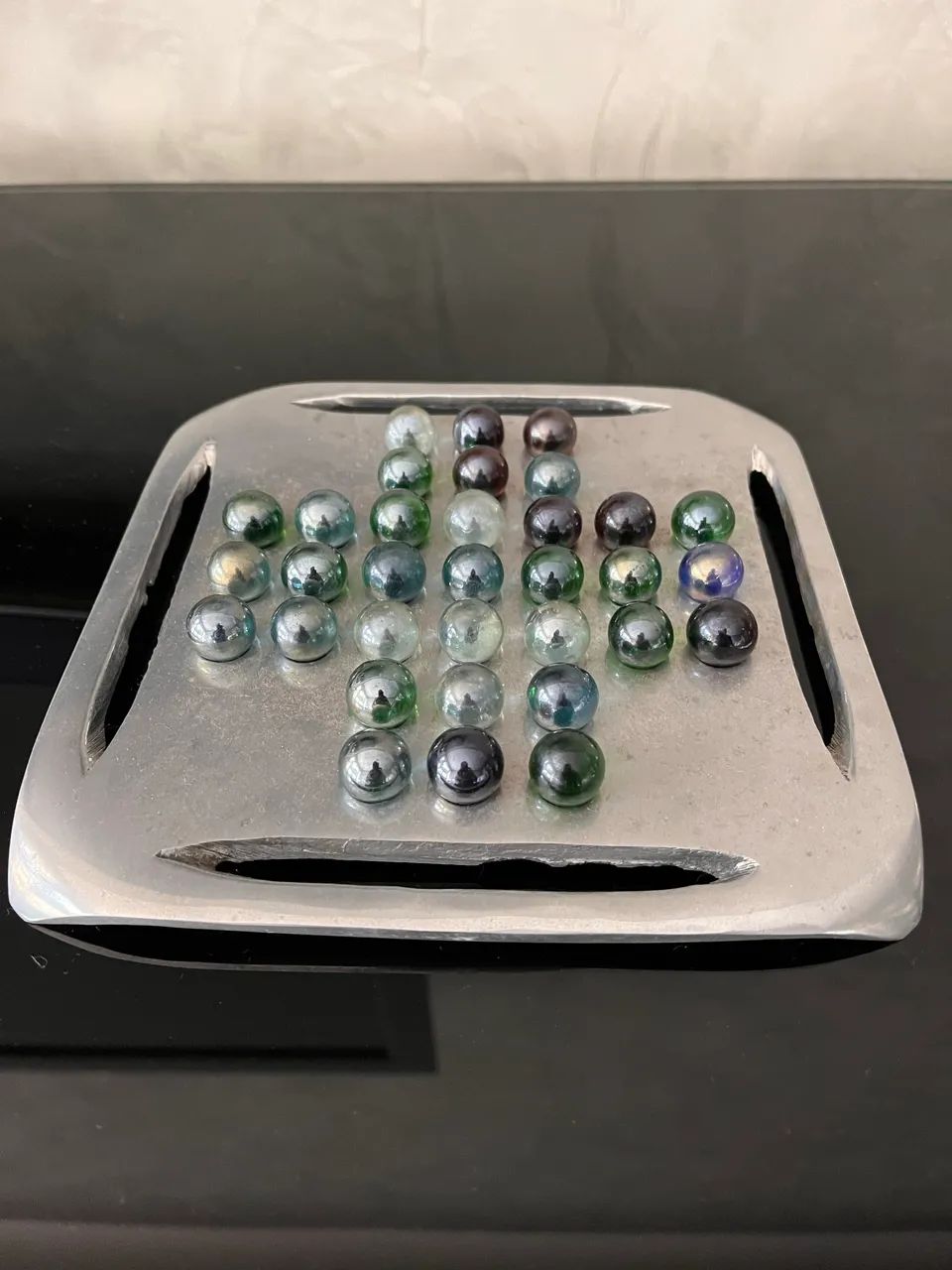 Jogo resta um em alumínio fundido e com bolinhas de gude.  - Foto 2