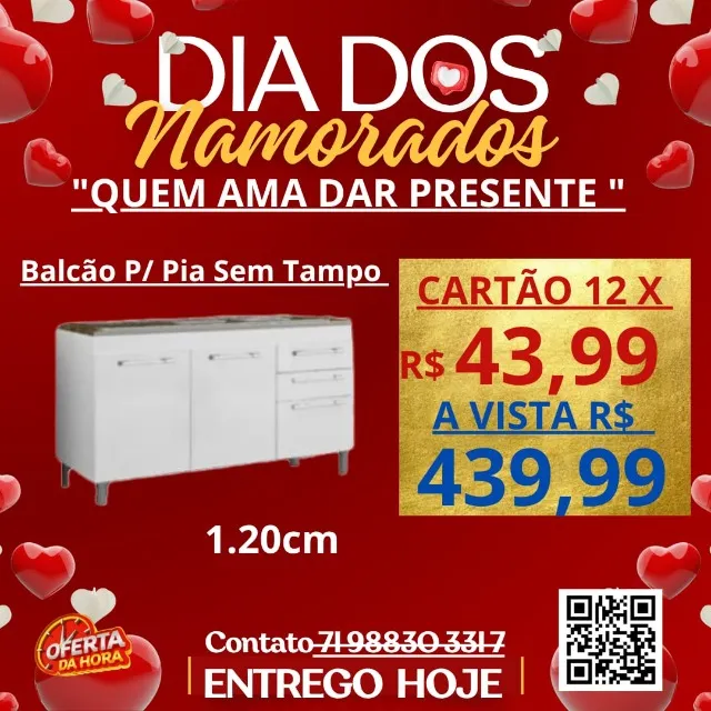 Balcão Para Pia|Entrego Hoje|Atacado Varejo|Móveis Lindo para sua residência