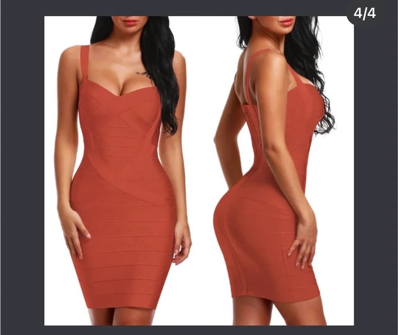Vestido de bandagem- disponível em 4 cores - Foto 2
