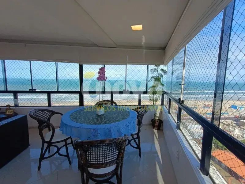 Espetacular apartamento, com sacada, 150m2 3dor. 1suite com vista infinita para o mar