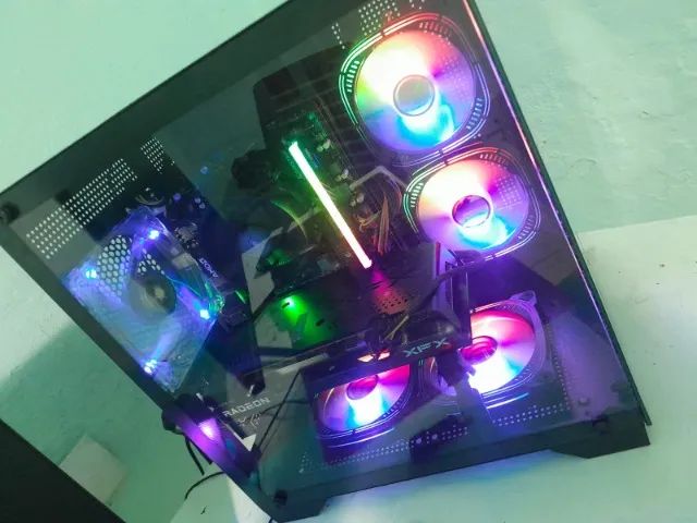 PC GAMER ULTIMA GERAÇÃO RODA TUDO ( RX7600 ) - Novo peças na garantia caixa etc - Foto 5