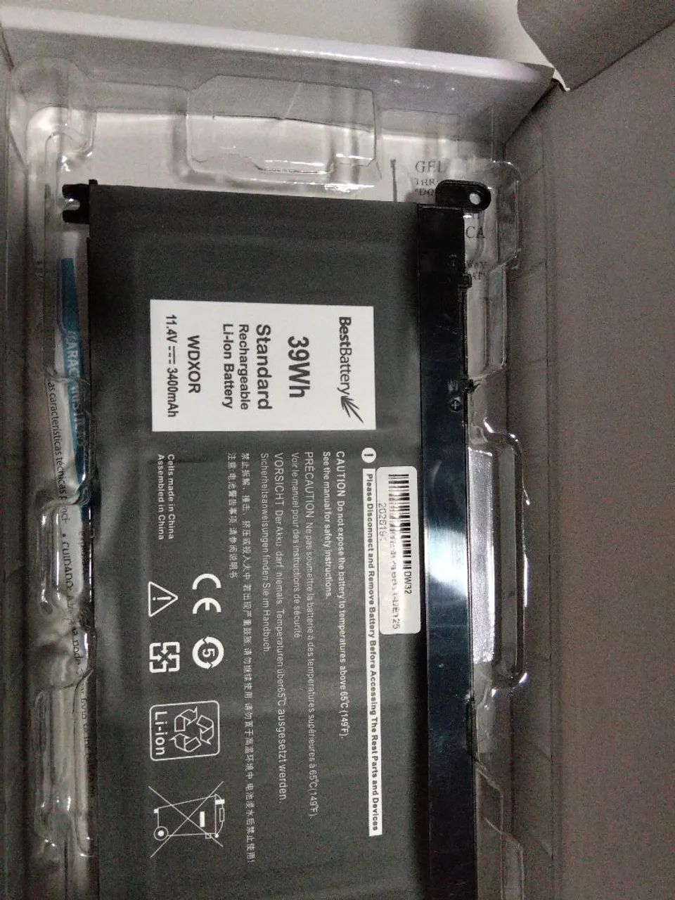 Bateria Notebook Dell DW32
