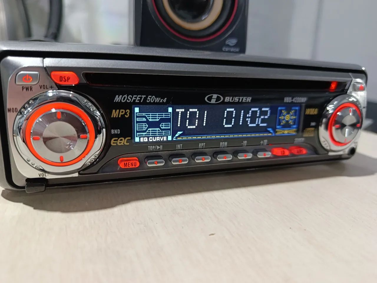 CD player H-Buster clássico HBD-4200mp com bluetooth 