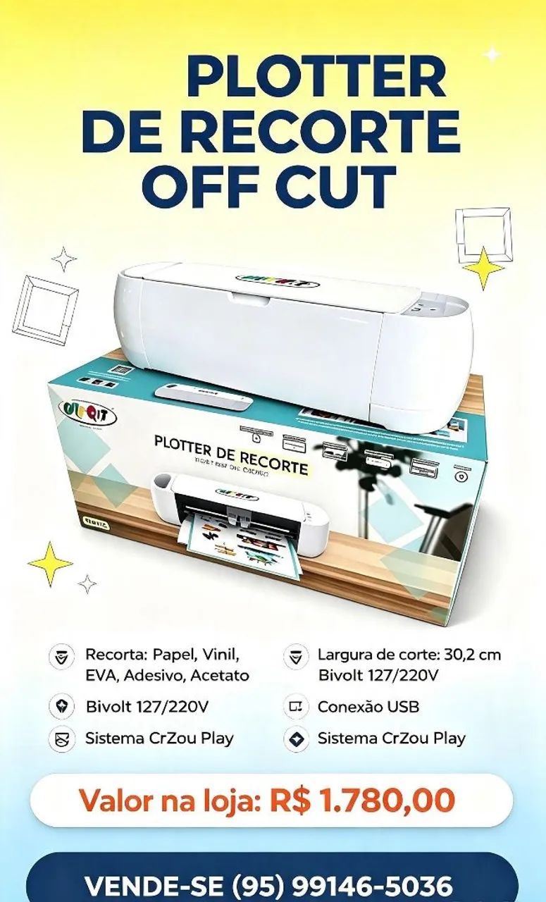 Vende-se uma plotter de recorte