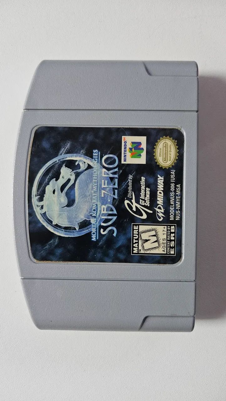 Mortal Kombat Sub-Zero Nintendo 64 original N64 - Foto 2