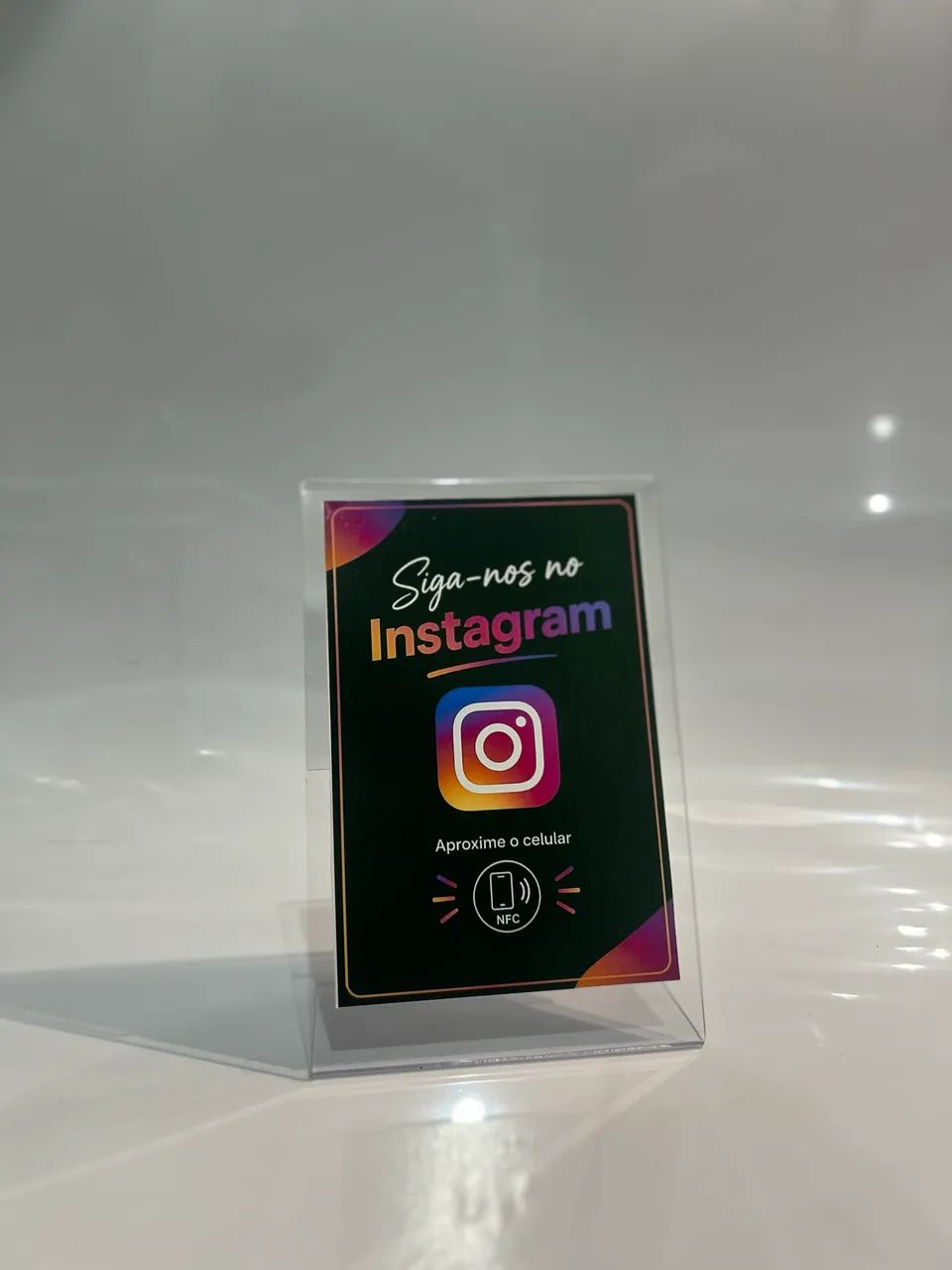 Placa Nfc Para Instagram Prática E Moderna