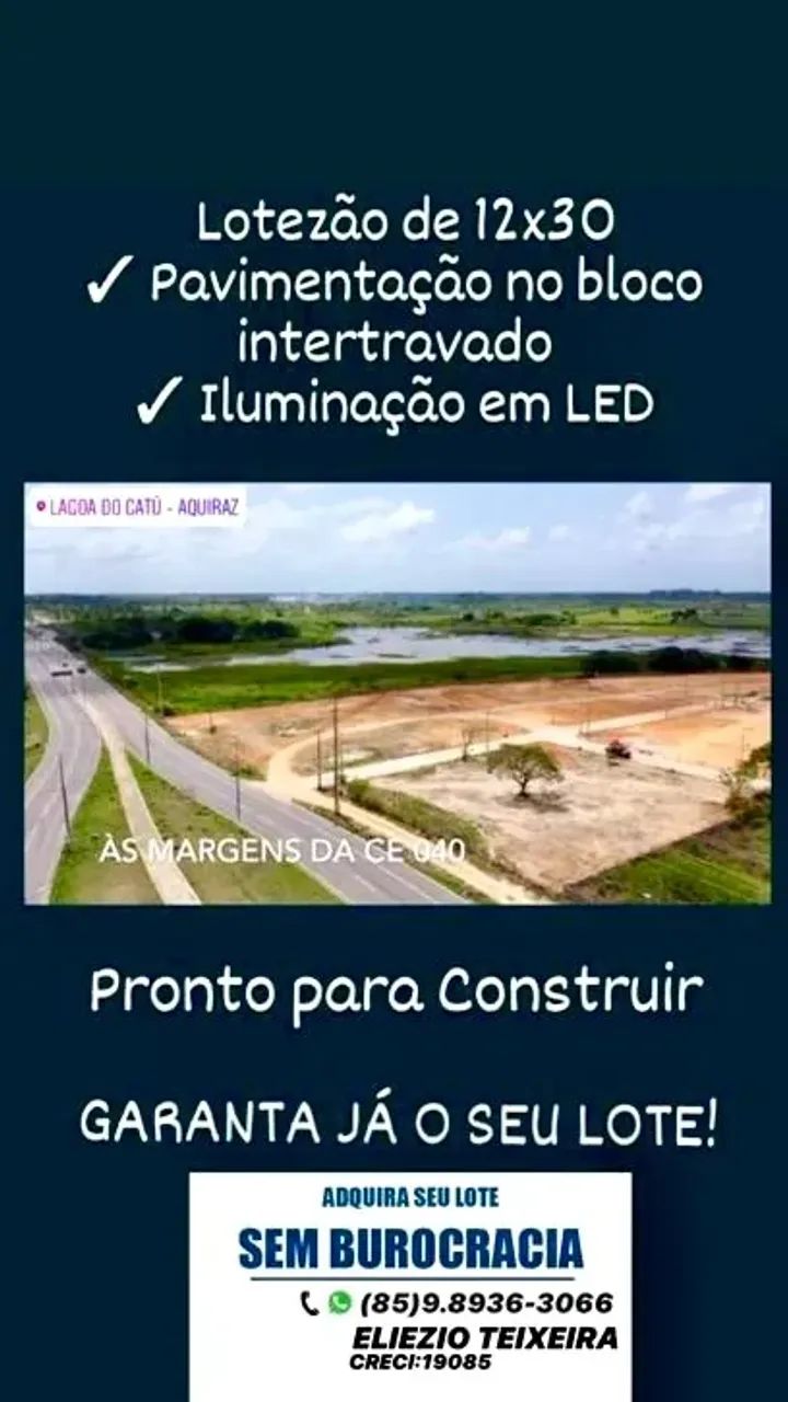 Lotes em Aquiraz de 12x30 (360m2) - Foto 2