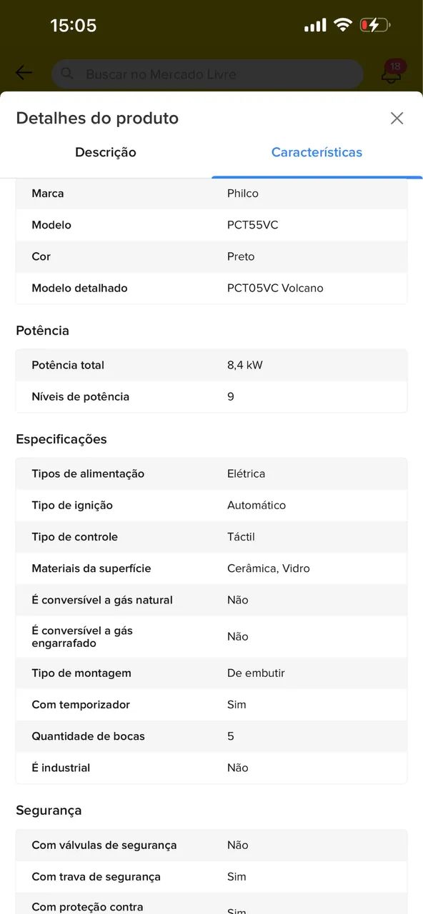 Fogão vitrocerâmico Philco - Foto 4