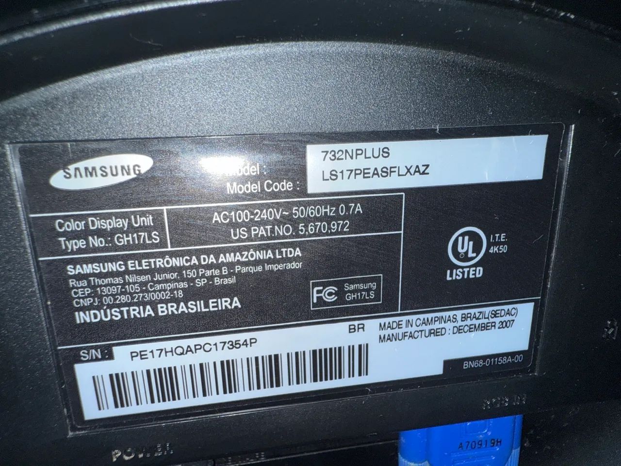 Monitor Samsung 732n  - Foto 4