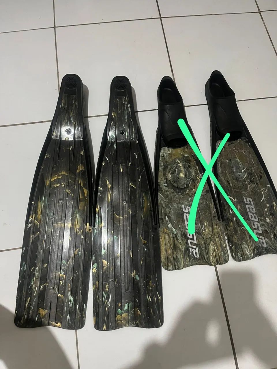 Nadadeira Seasub Extreme 40/41 size 8-9 - Foto 2