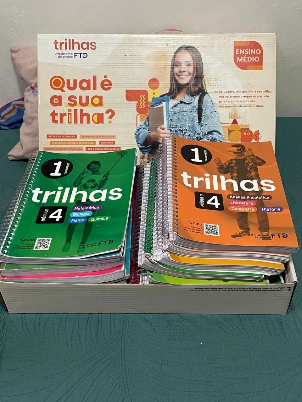 Livros 1º Ano Ensino Médio Material Didático Completo - Foto 2