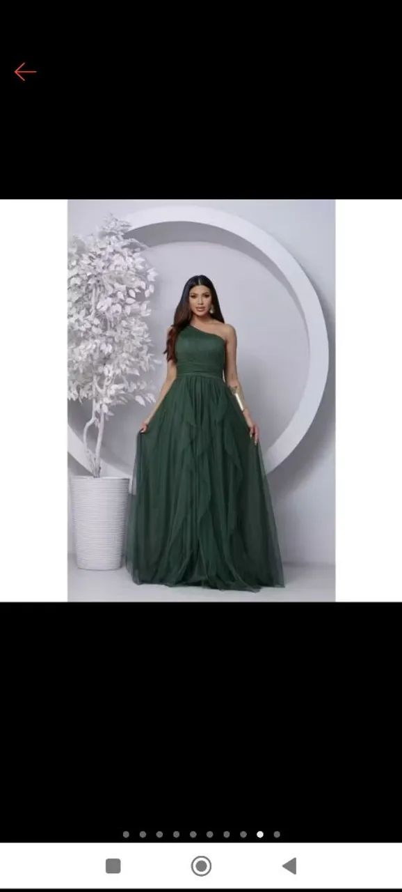Vestido Verde Oliva 