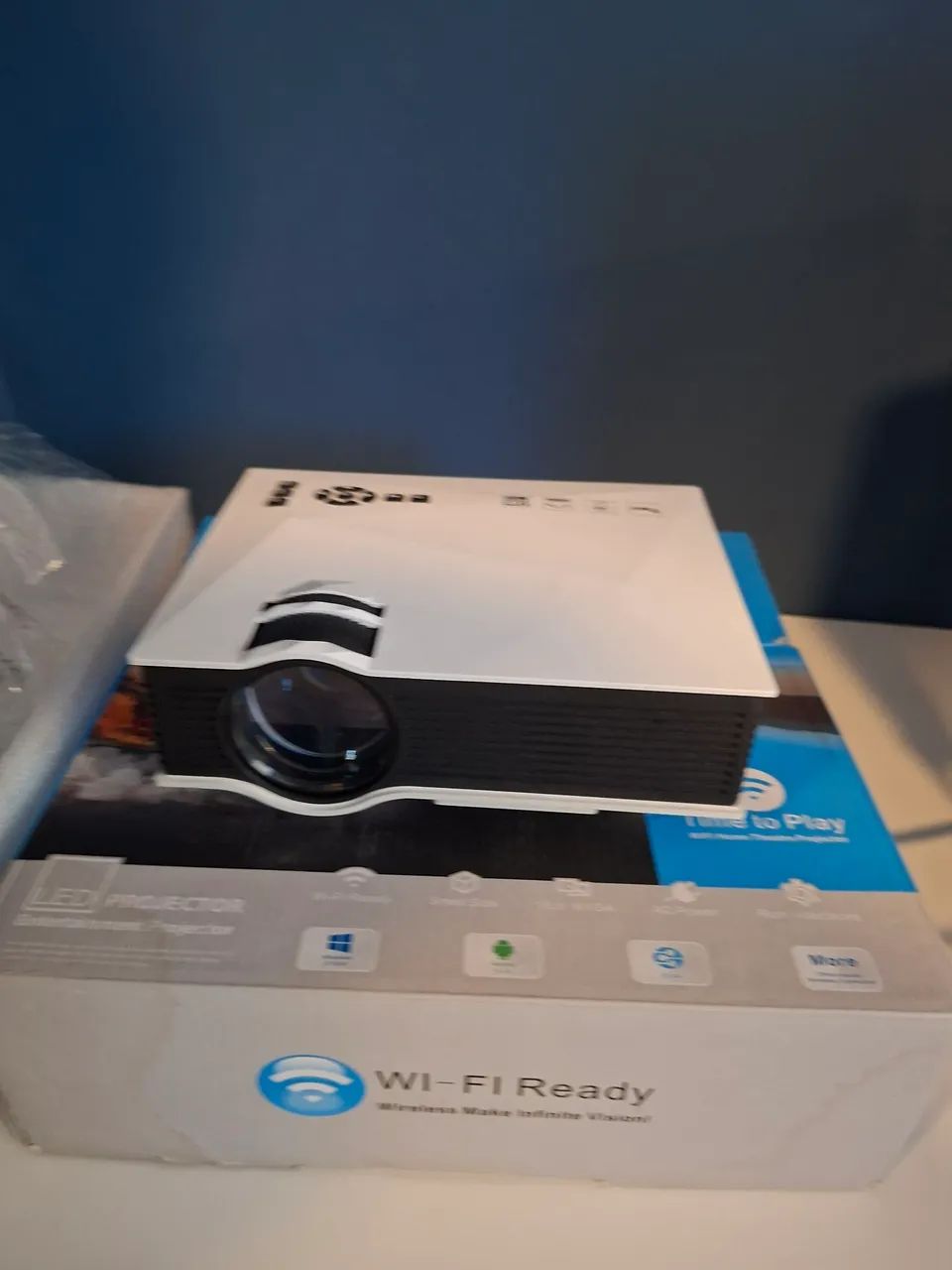 Projetor LED (LED Projector / Entertainment Projector - WiFi Home Theatre Projector) - Foto 5