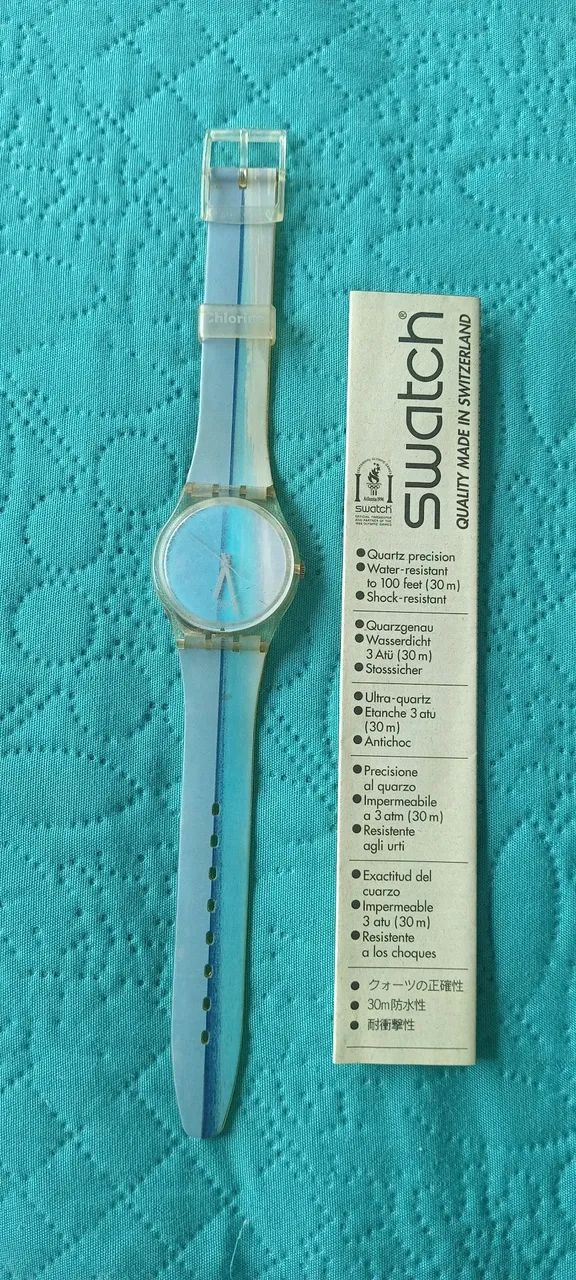 Relógio analógico Swatch Chlorine - Foto 2