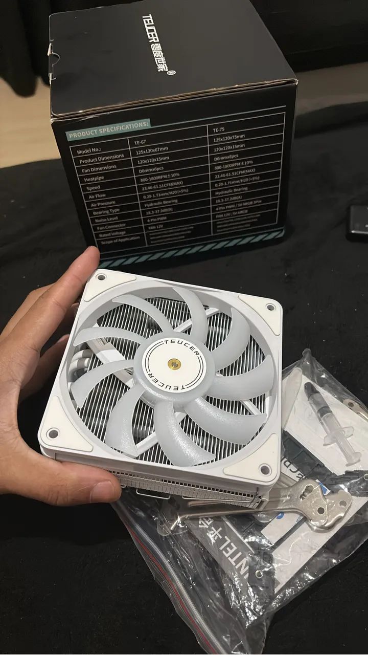Cpu cooler teucer 8 heatpipe novo  - Foto 2