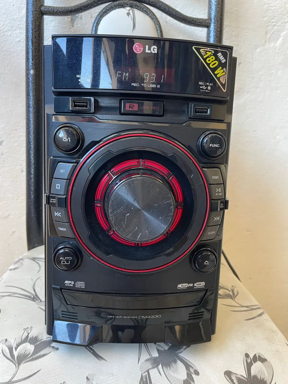 Som LG CM4330 com caixas  - Foto 3