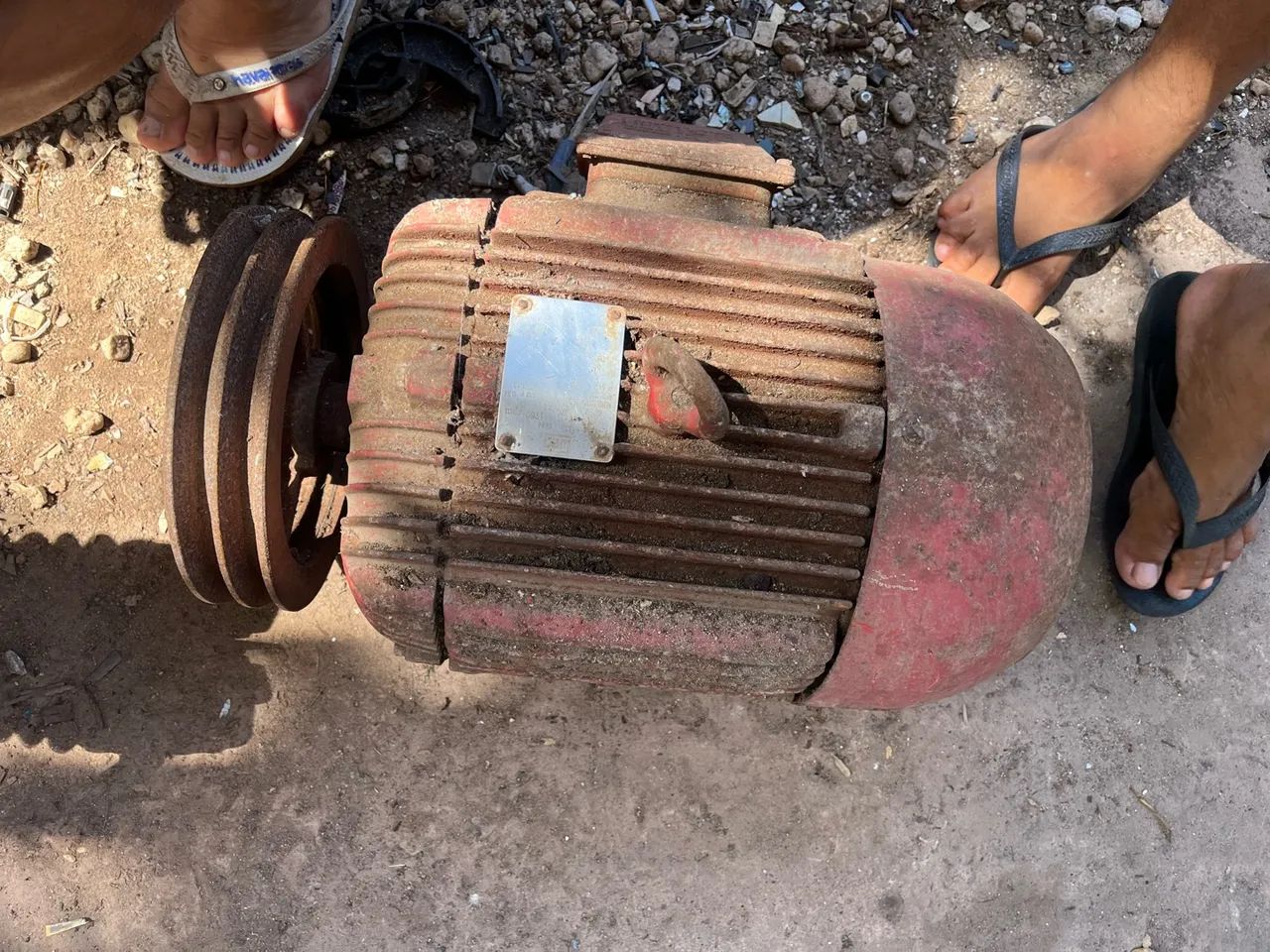 Motor e cabeça de compressor 