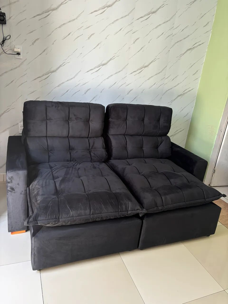 Sofá retrátil reclinável novos e embalados disponível  - Foto 5